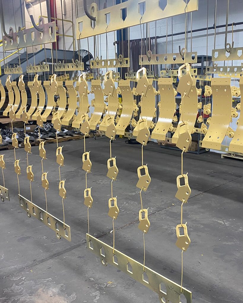 Industrial Liquid Wet Painting Large Weldments Wet Paint Systems