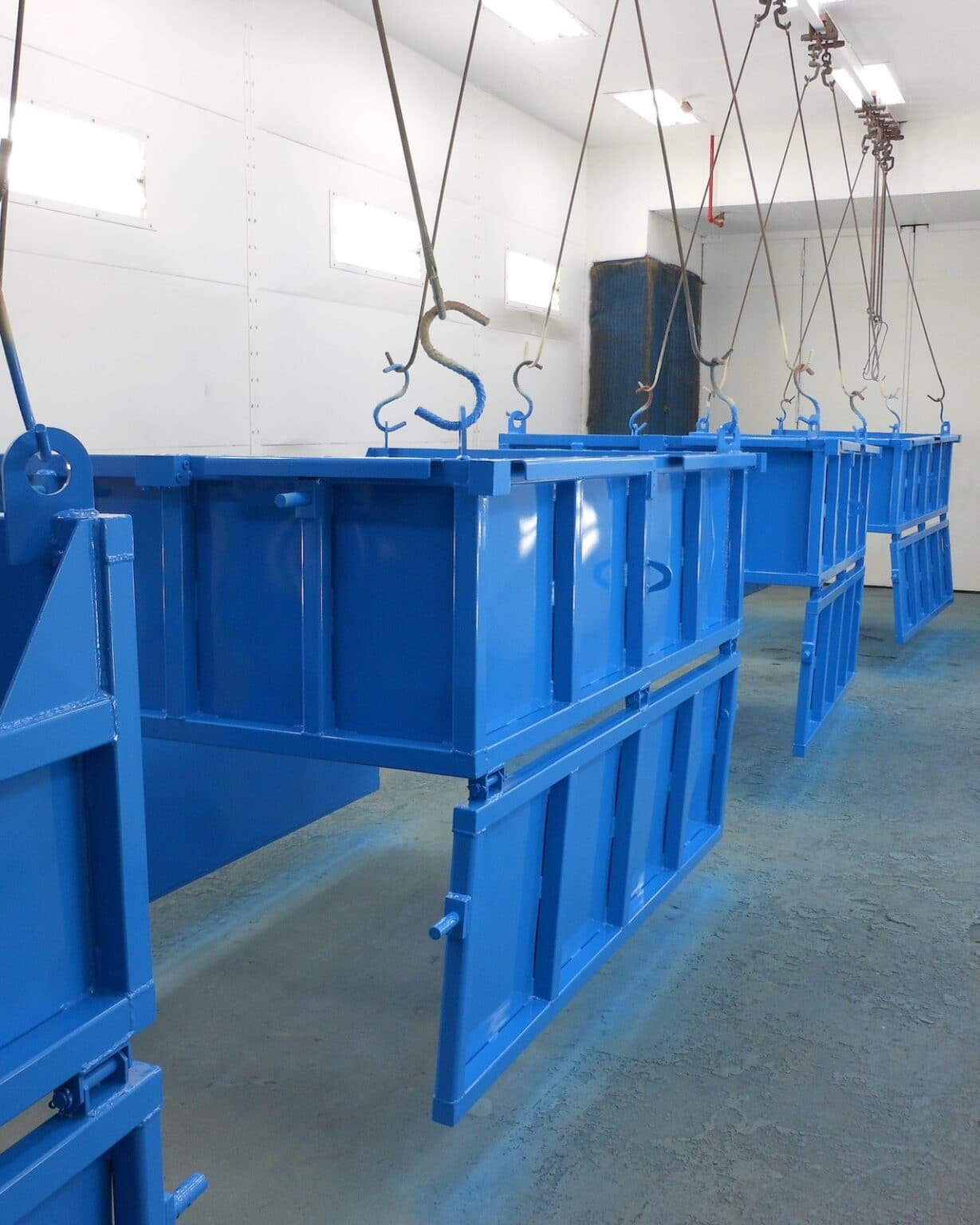 Industrial Liquid Wet Painting Large Weldments Wet Paint Systems